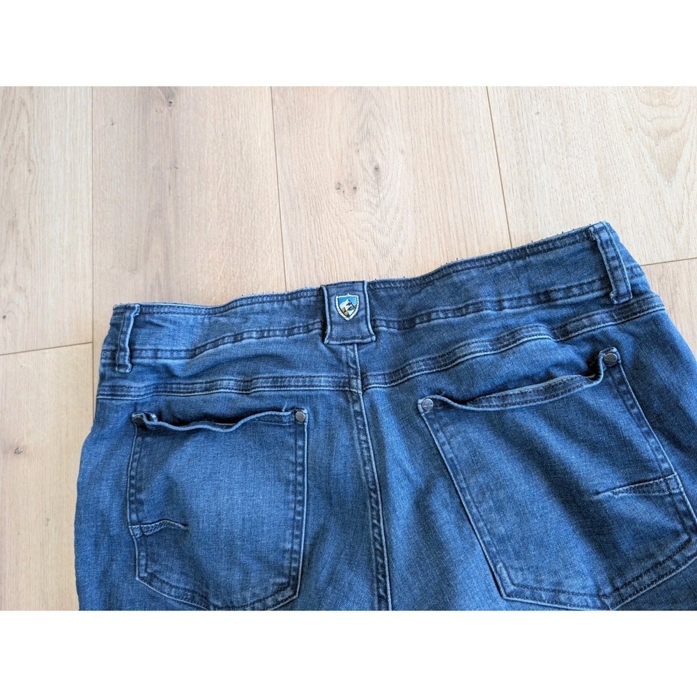 Kuhl Klassik Jeans Mens Sz 36x30 (35x29) Indigo Dye Stretch Straight Leg #5200 - Picture 10 of 11